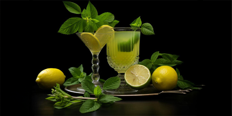 LEMON AND MINT JUICE